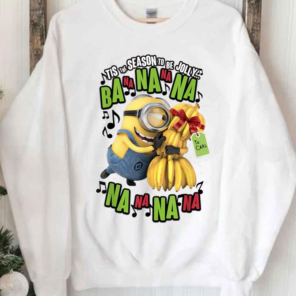 Despicable Me Minion Banana Present Christmas shirt