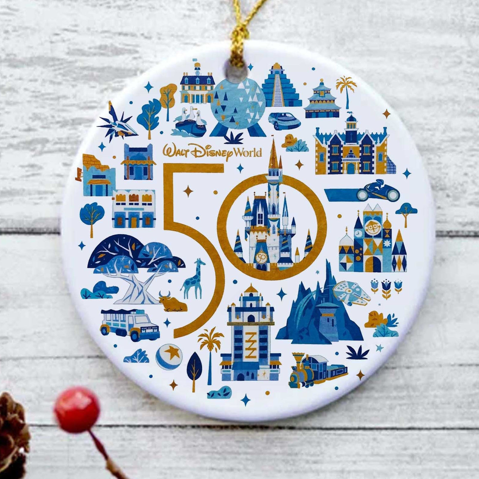 Disney 50th Anniversary Ornament