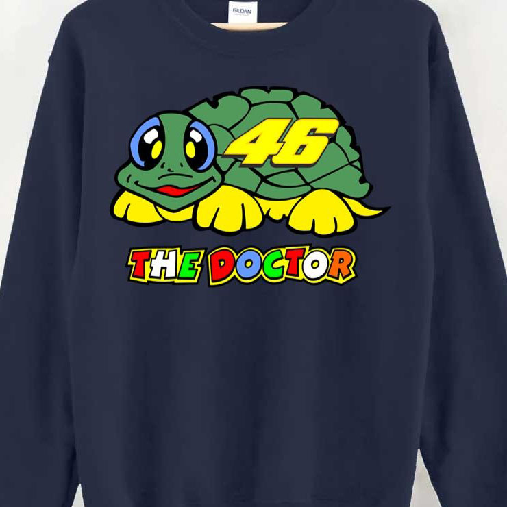 Cute Turtle Design The Doctor Valentino Rossi shirt