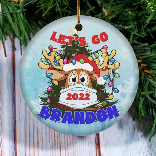 Let’s Go Brandon Christmas Ornament 3 Let’s Go Brandon Christmas Ornament