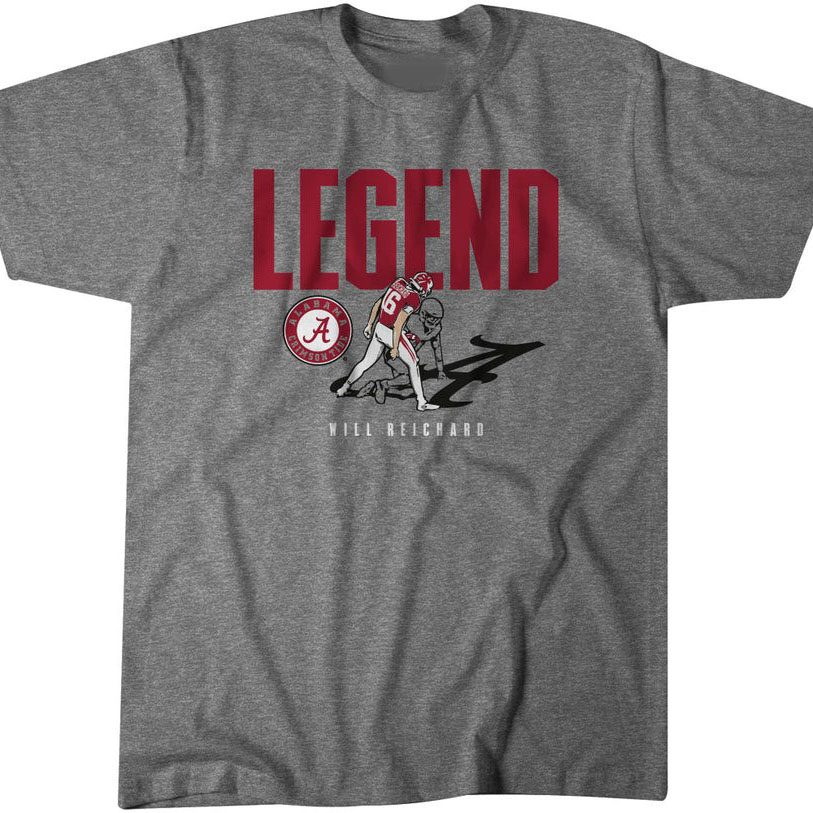 Alabama Football Will Reichard Stand Over shirt