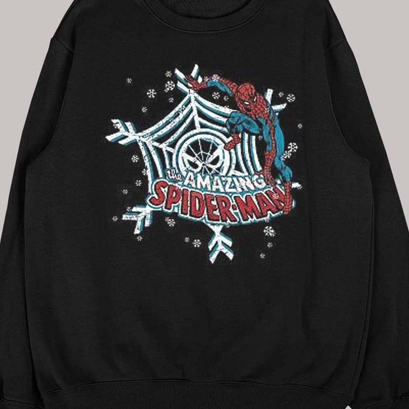 Amazing Spiderman On A Snowflake Christmas shirt