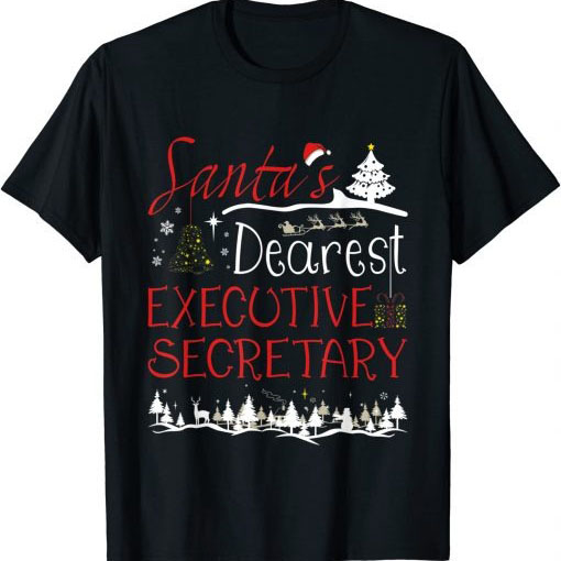 Executive Secretary Xmas Job Cute Christmas shirt
