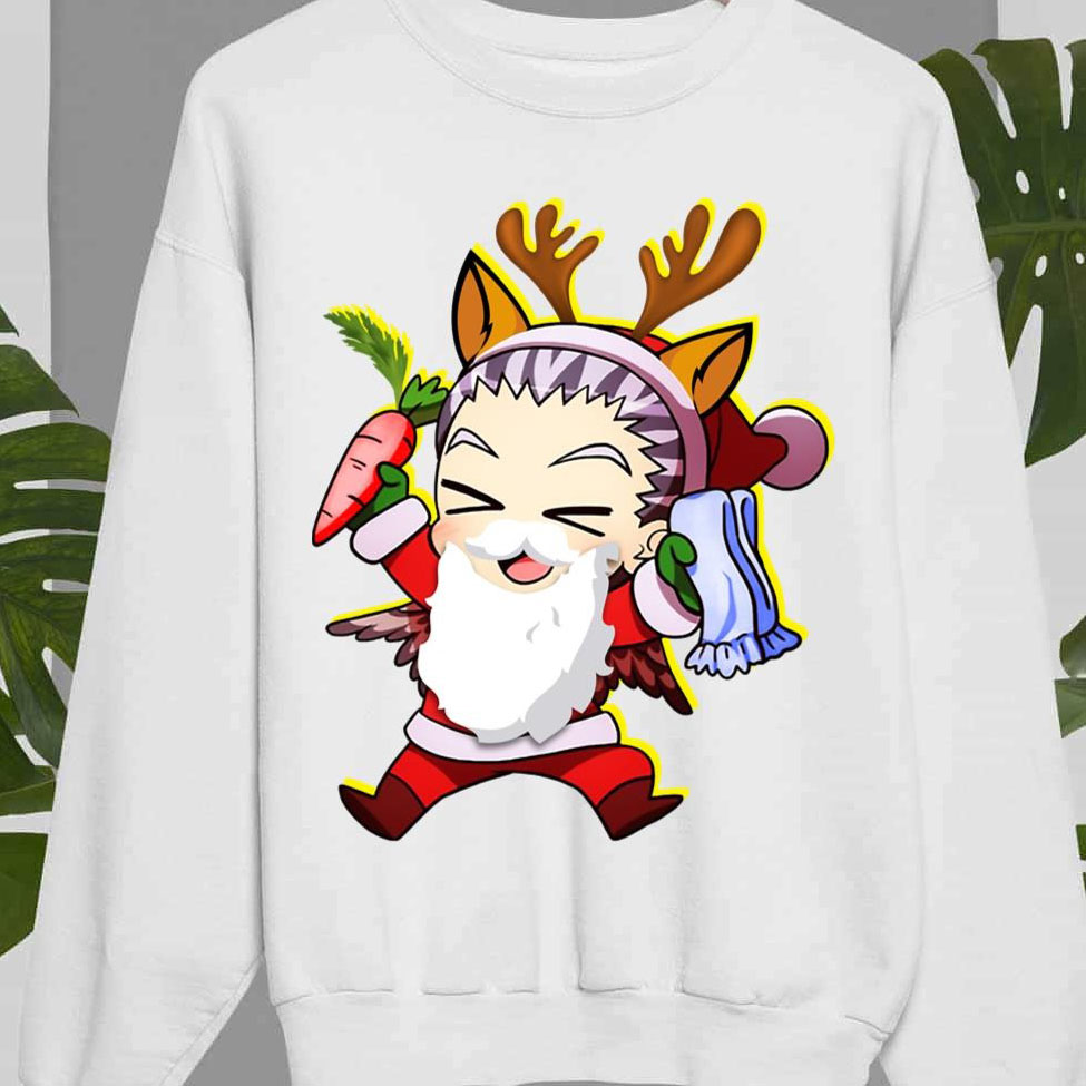 Bokuto Cute Chibi Haikyuu Christmas Reindeer shirt