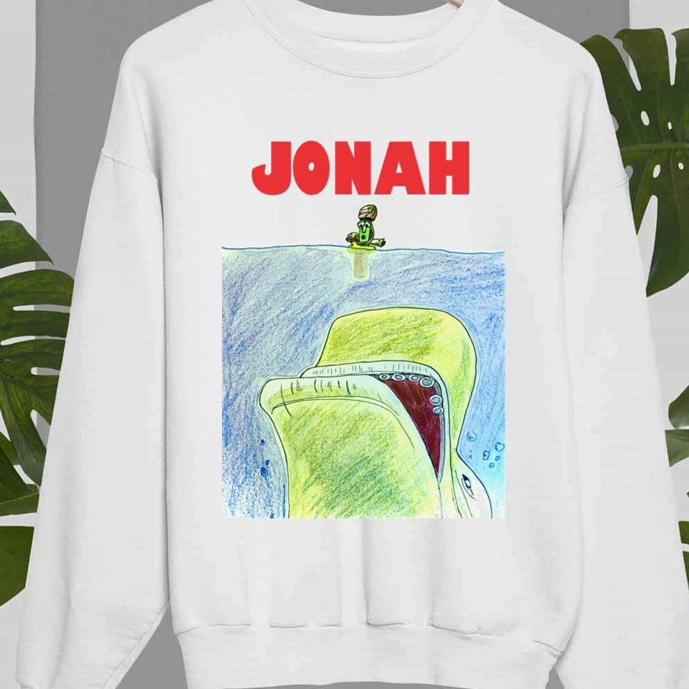 Jonah A Veggietales Movie Jaws shirt