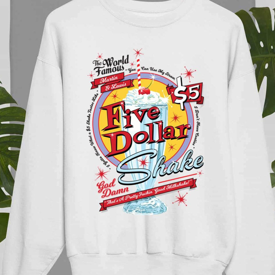 Pulp Fiction Five Dollar Shake Retro Hd shirt