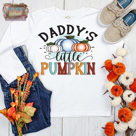 Daddy's little pumpkin Thanksgiving shirt