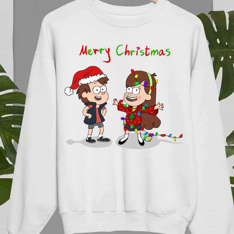 Cewecowo Gravity Falls Merry Christmas Amino shirt