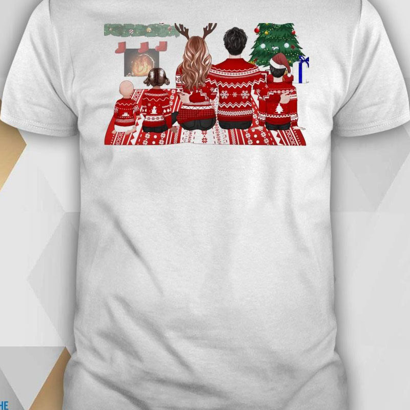 Christmas family parent and kids Xmas shirt