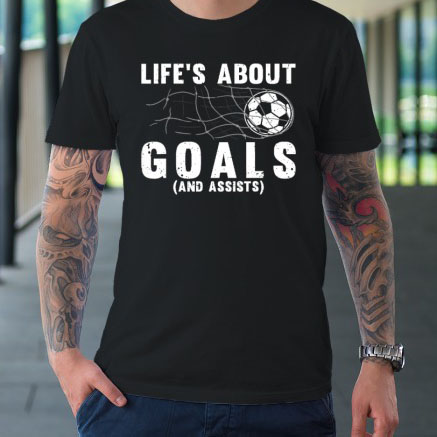 Cool Soccer Lovers Player Football Goal shirt