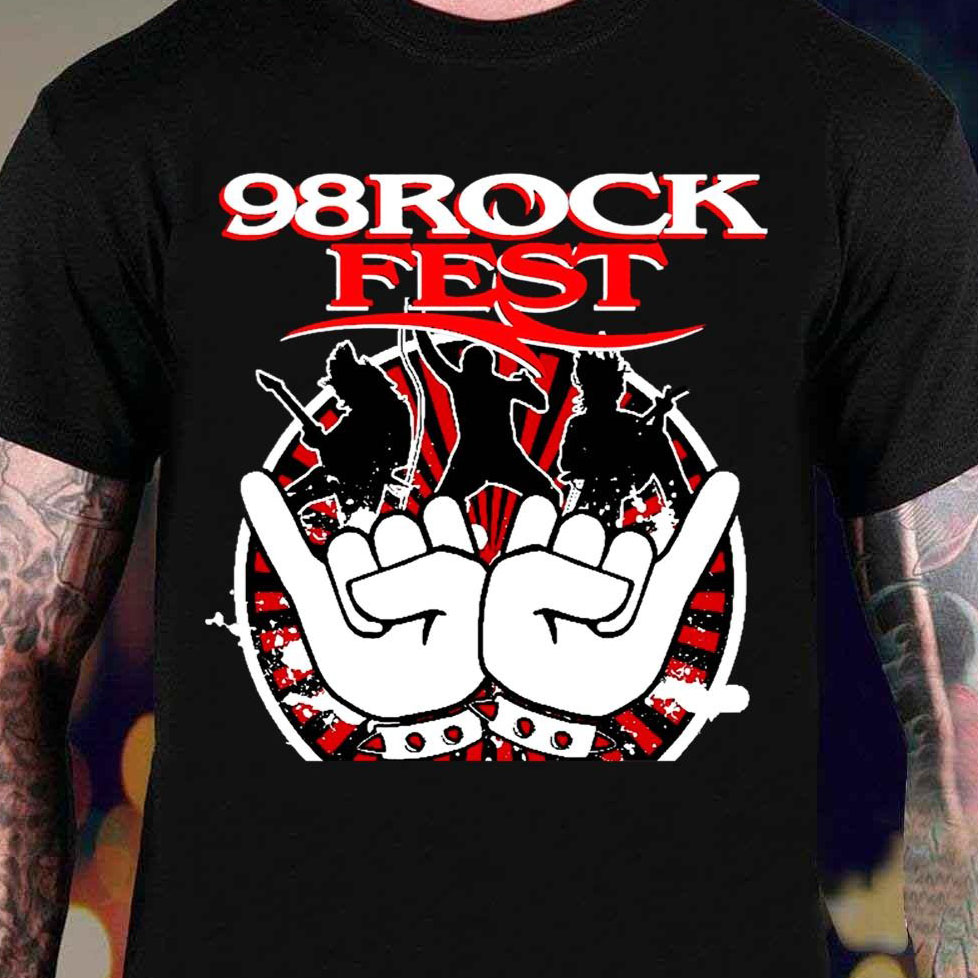 98rockfest Legendary Band Music shirt