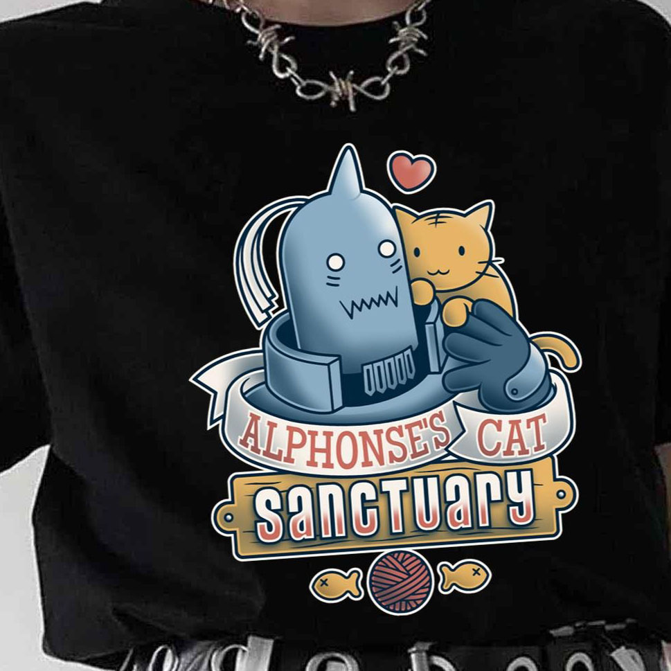 Alphonse’s Cat Sanctuary Fullmetal Alchemist shirt