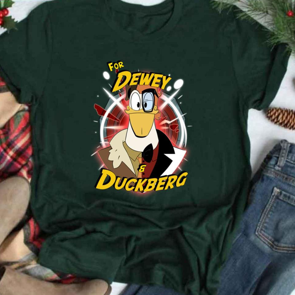 Double O Duck For Dewey & Duckberg Disney Donald Ducktales shirt