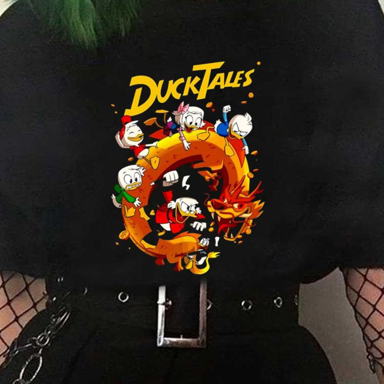 Dragon Fire Hurican Sima Well Disney Donald Ducktales shirt