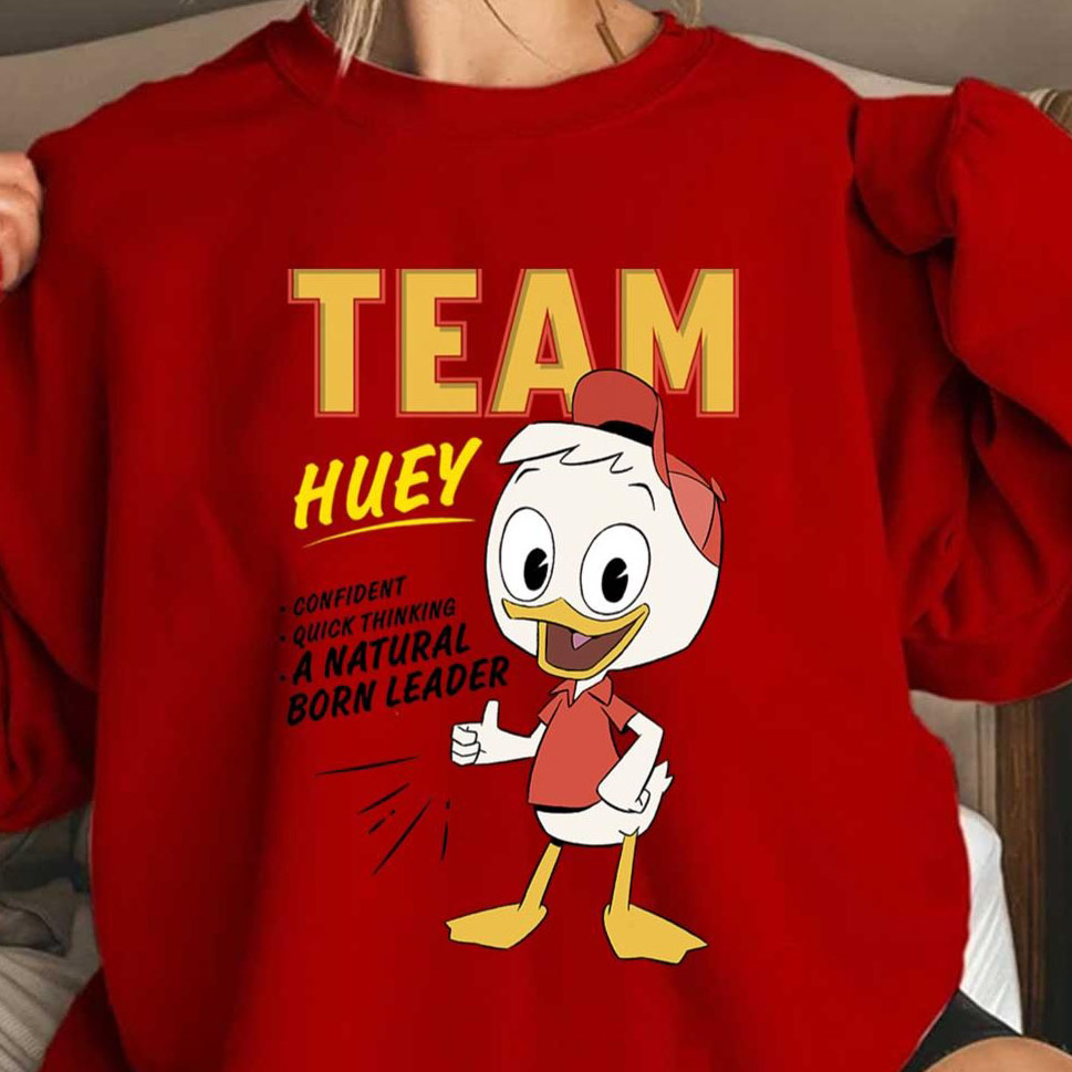 Ducktales Team Huey Natural Born Leader Disney Donald shirt