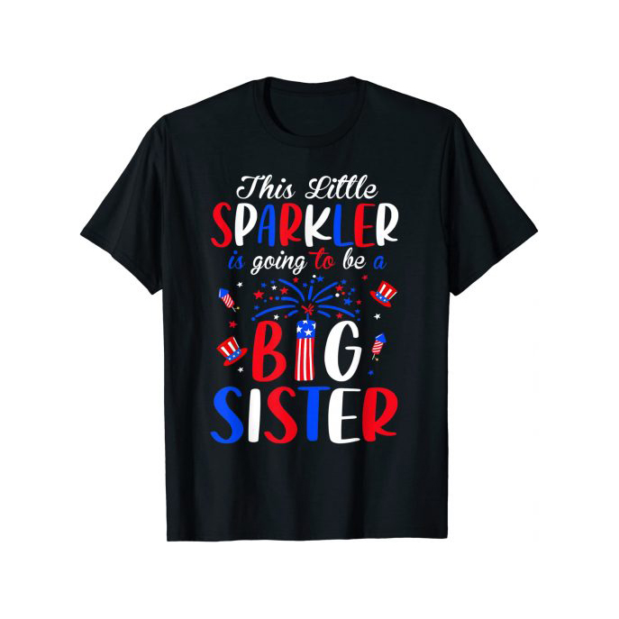 4th of july big sister shirt