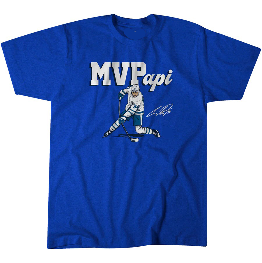 Auston Matthews MVPapi Toronto Maple Leafs NHL Signature shirt