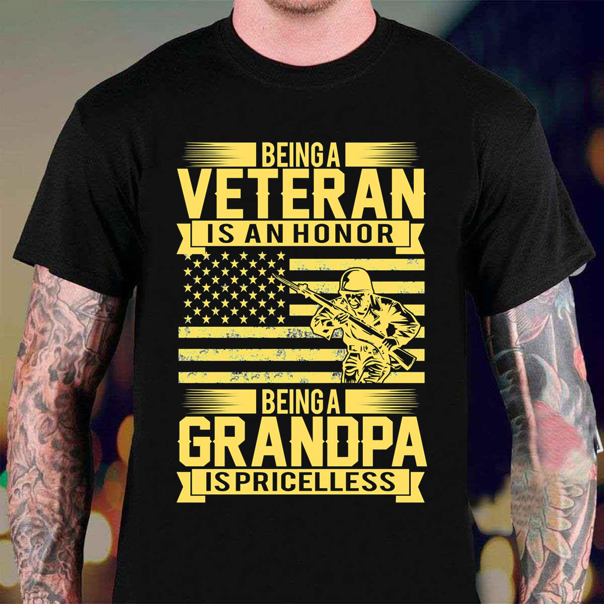 Being A Veteran Is An Honor But A Grandpa Is Priceless shirt 4 Being A Veteran Is An Honor But A Grandpa Is Priceless shirt