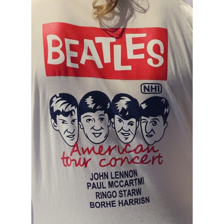 Beatles american tour concert John Lennon Paul Mccartmi Ringo Starw Borhe Harrisn shirt 4 Beatles american tour concert John Lennon Paul Mccartmi Ringo Starw Borhe Harrisn shirt