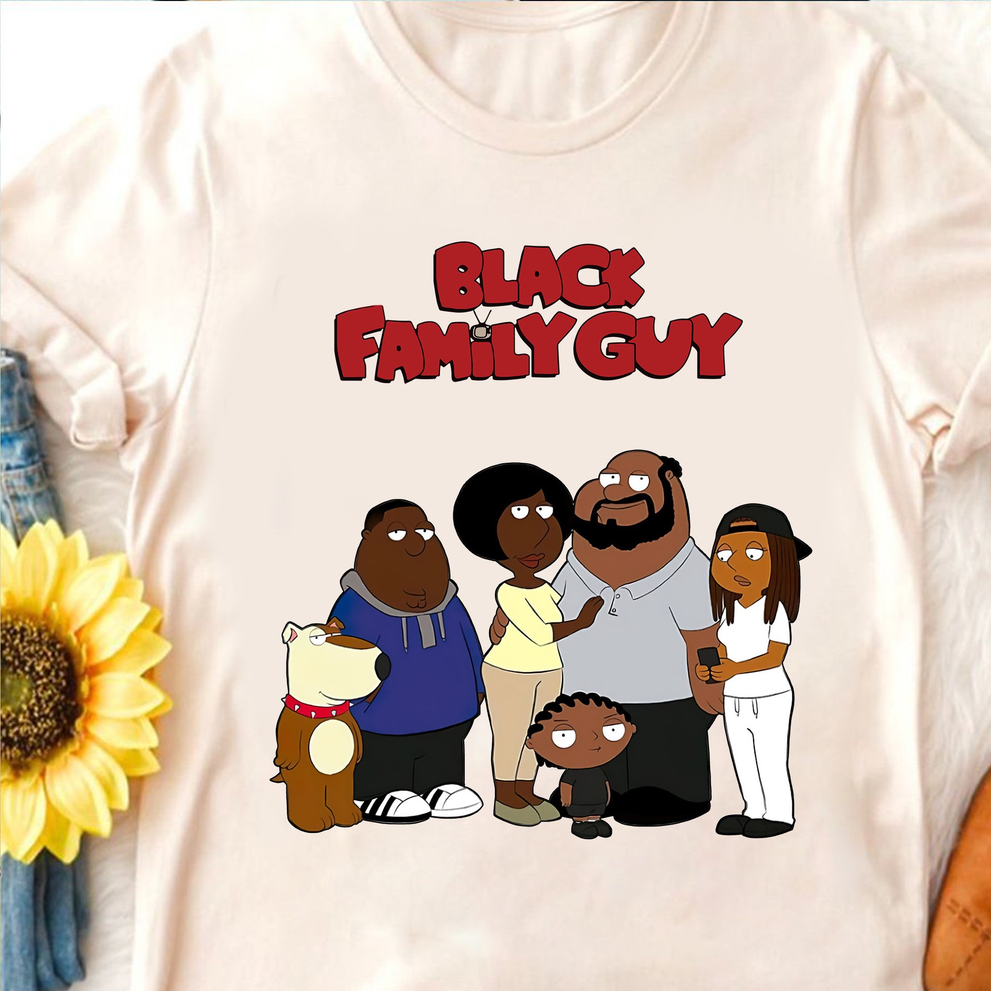 Black family guy shirt 4 Black family guy shirt