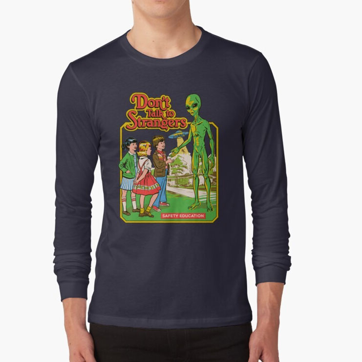 Alien Don't Talk To Strangers Classic Shirt