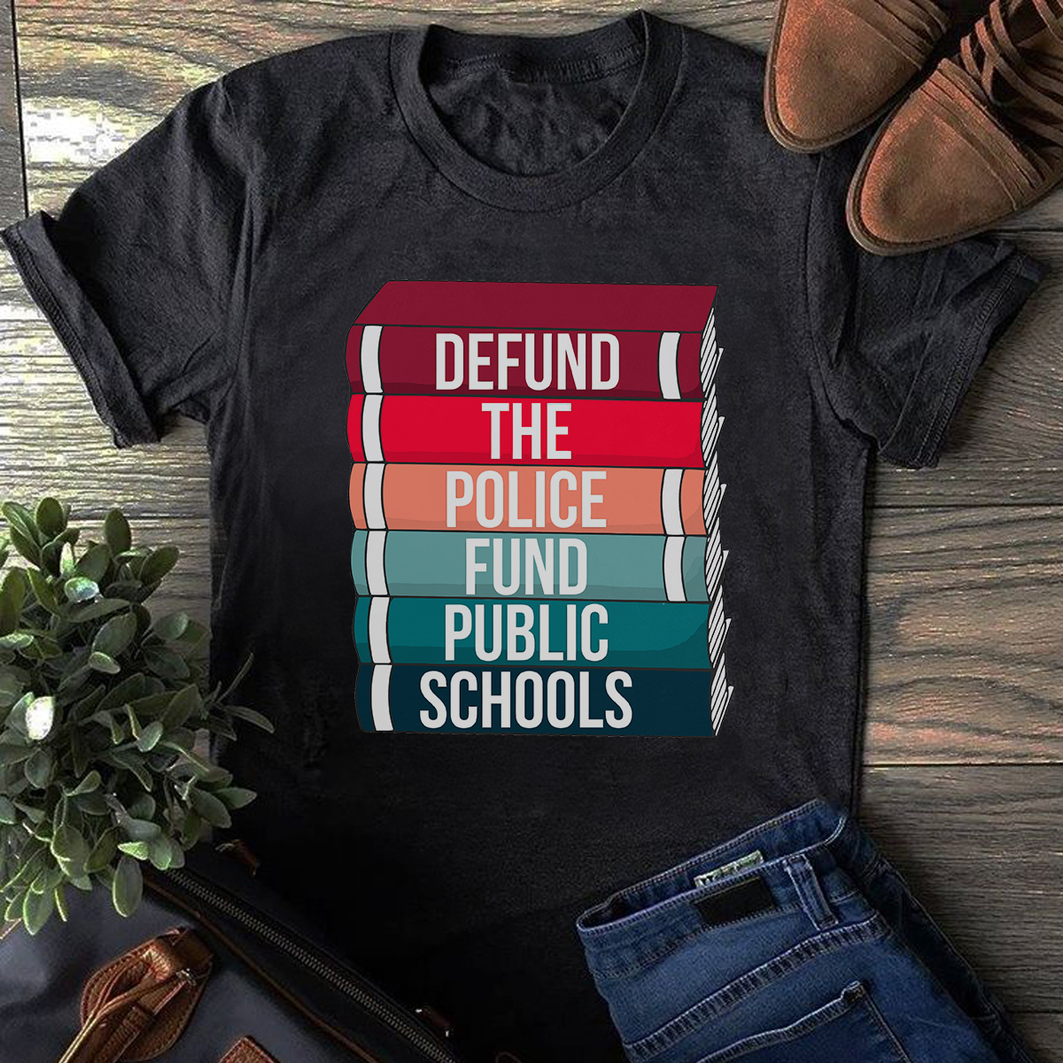 Books defund the police fund public schools shirt 4 Books defund the police fund public schools shirt