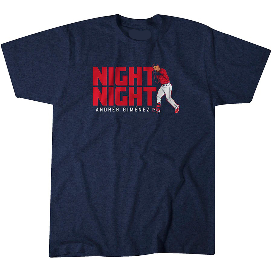 Andrés Giménez Night Night Cleveland Guardians MLB shirt 4 Andrés Giménez Night Night Cleveland Guardians MLB shirt