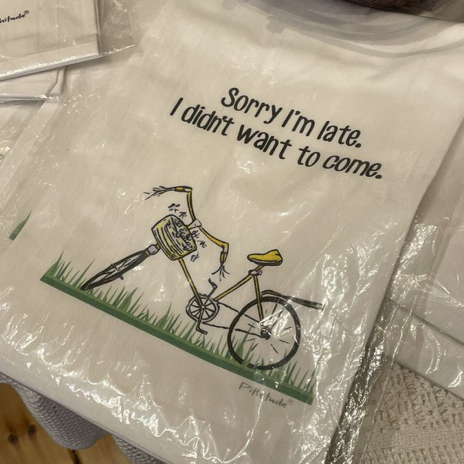 Bicycle Sorry i'm late I didn't want to come shirt