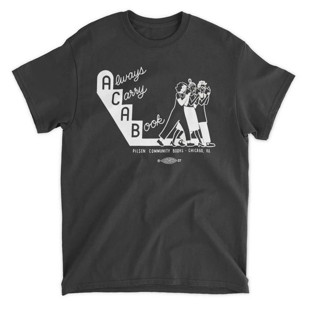 Always carry a book shirt